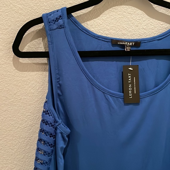 Lemon Tart | tank top with open back overlay - Picture 7 of 10